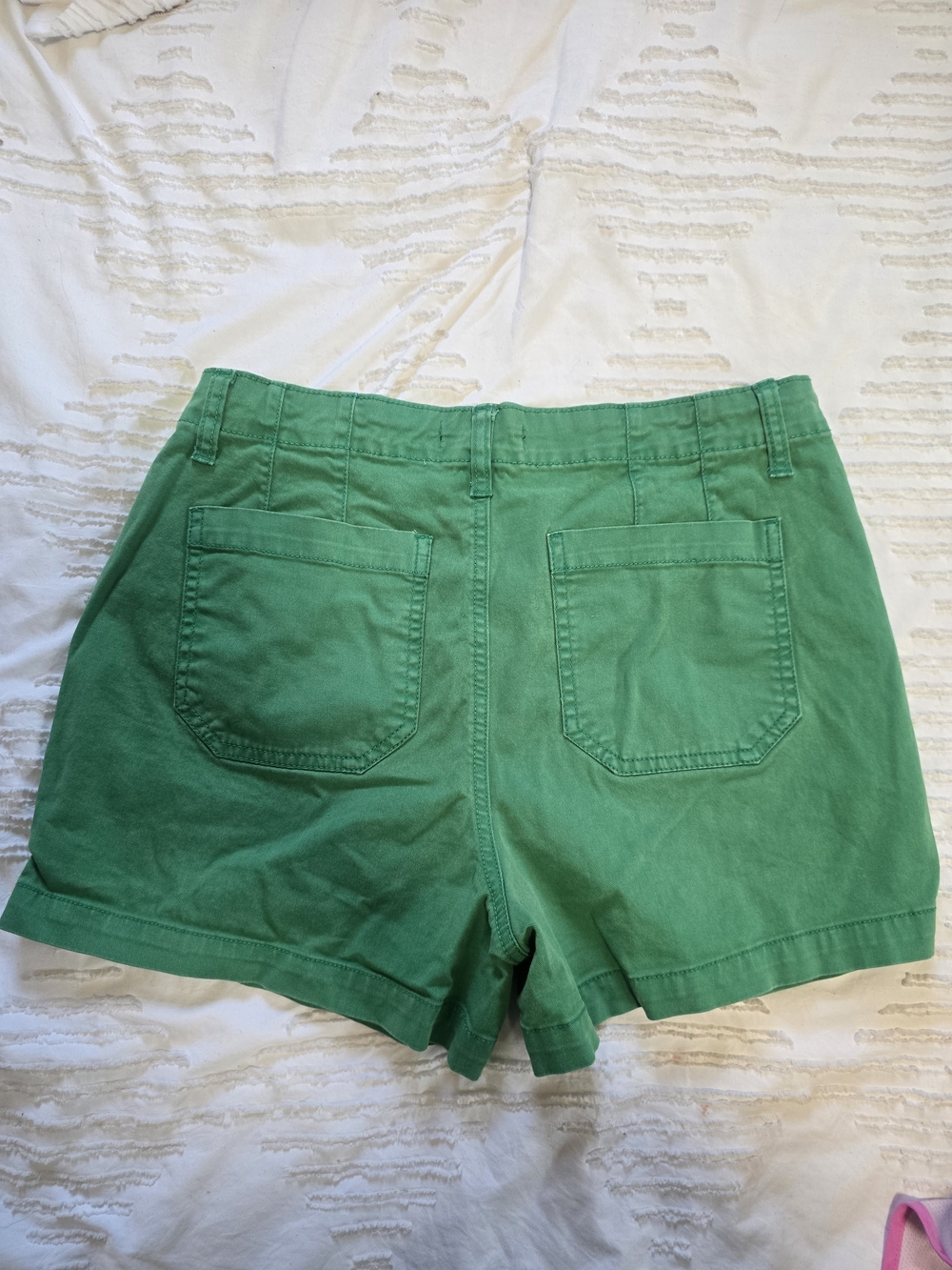 Sanctuary Green Chino Shorts Size 29 Casual Summer Patch Pocket Shorts - Picture 2 of 3